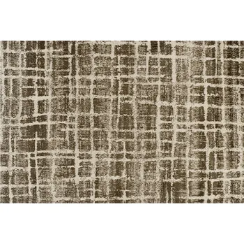 Koberec, béžová/hnědá, 100x150, Stellan