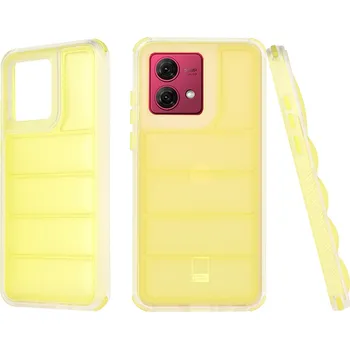 Pouzdro na mobilní telefon Techsuit Wave Shield Motorola Moto G84 Žlutý