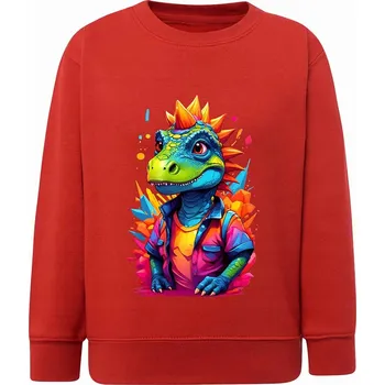 Dívčí mikina Dětská mikina Tup Tup bavlna červená, velikost 116