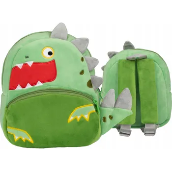 Školní batoh ŠKOLNÍ BATOH pro Holku Kluka Předškoláka dinosaurus PLYŠOVÝ