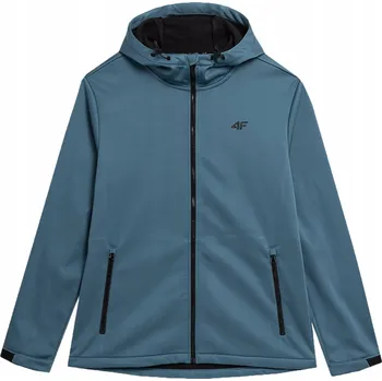 Pánská softshellová bunda 4F pánská softshellová bunda s kapucí softshellová bunda větruodolná-voděodolná velikost XXL