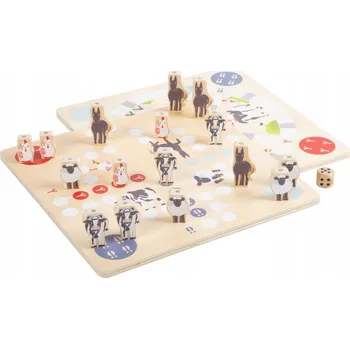 Desková hra Small Foot Sada dřevěných her 4v1