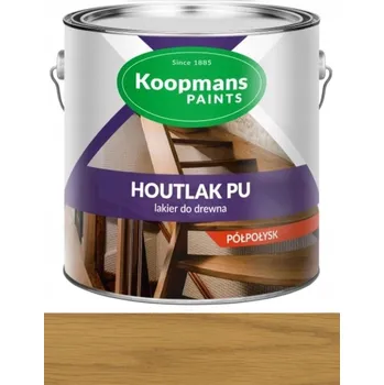 barva a nátěr na dřevo Lak na dřevo Koopmans Houtlak PU 2,5l LESK
