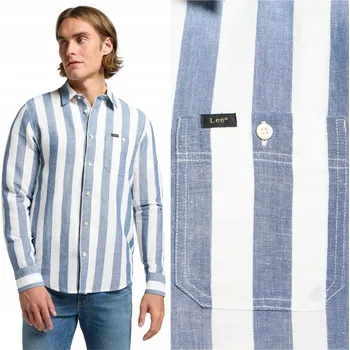 Lee pánská košile casual LEESURE SHIRT dlouhý rukáv regular bavlna velikost L