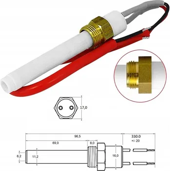 Zapalovač Keramické topné těleso / zapalovač pelet 230W