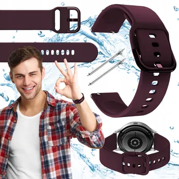 Řemínek na hodinky Červený řemínek ChronSmarta 22 mm pro Xiaomi