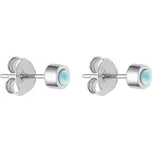 Jan Kos jewellery Stříbrné náušnice s larimarem MHT-2047/S00
