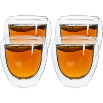 Sklenice Termo sklenice, set 4 ks, na vodu, 250 ml, HOTCOLD TYP 9