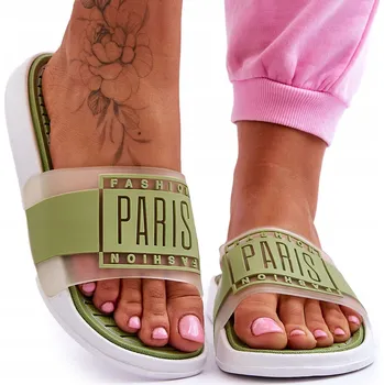 Dámské žabky Dámské sportovní žabky NAZOUVÁKY zelené, 36