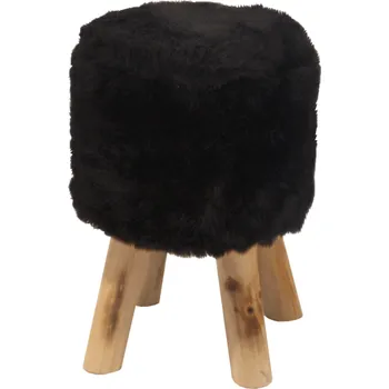 Taburet Taburet, černá/borovice, ALPIA