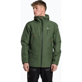 Pánská větrovka Salewa pánská bunda do deště Fanes Ptx 2L zelená 00-0000028442