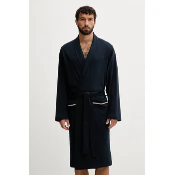 Dámský župan Bavlněný župan BOSS Robe BM tmavomodrá barva, 50545943 59X, vel. S