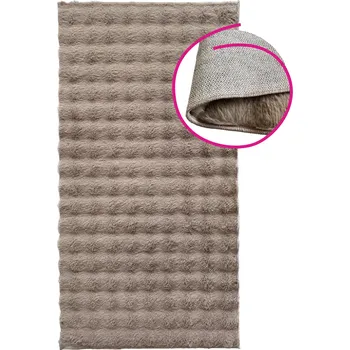 Koberec Koberec, hnědošedá Taupe/bubble vzor, 120x180, MAKON