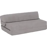 Skládací matrace/křeslo, 2v1, šedá, VEDIS