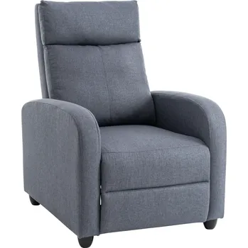 Relaxační křeslo, šedá, KRESO NEW