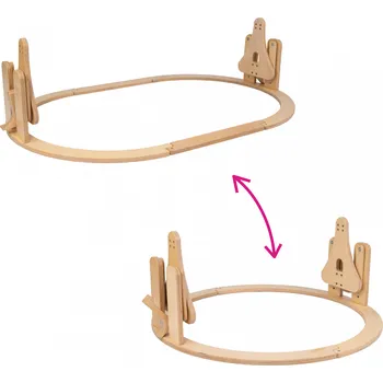 Ložnicová sestava Kolébka k rostoucí postýlce 7v1, přírodní, NIKO, LILI