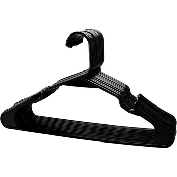 Ložnicová sestava Věšáky, set 10 ks, černá, plast, IGIS