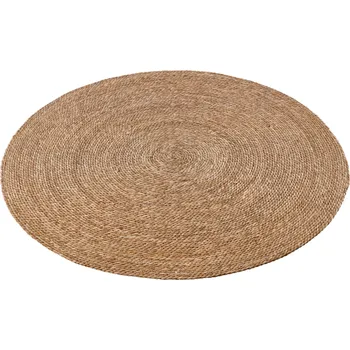 Bytový textil Kulatý koberec, přírodní, mořská tráva, 120 cm, ULAND