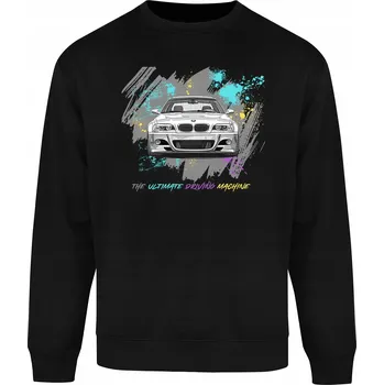 Pánská mikina Pánská Mikina s motivem BMW M3 E46 Mpower - Pro fanoušky aut - Velikost R-3XL