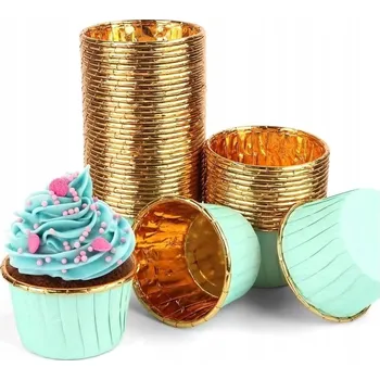 Formička PAPILOTKY NA MUFFINY BÁBOVKY mátové 50 KS Formičky na muffiny a muffiny