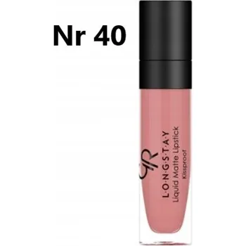 Rtěnka Golden Rose Matná tekutá rtěnka na rty 40