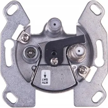 Elektrická zásuvka Anténní zásuvka nástěnná Berker stříbrná