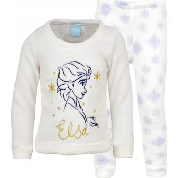 Dívčí pyžamo Dětské pyžamo Ledové Království Frozen, medvídek, hřejivé dívčí z polar fleece, velikost 116/128