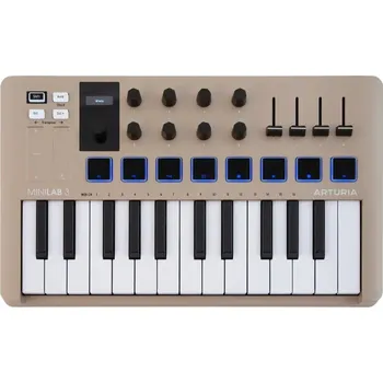 Zabezpečení domácnosti ARTURIA MINILAB 3 BK MIDI USB Klávesnice (LIMITOVANÁ EDICE) + Software