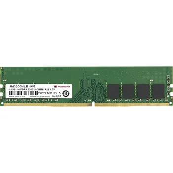 Operační paměť Transcend paměť 16GB DDR4 3200 U-DIMM (JetRam) 1Rx8 CL22
