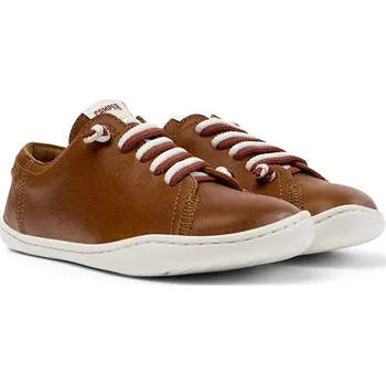 Dámské polobotky Dětské kožené polobotky Camper hnědá barva 80003.28.34 82X, EUR 33