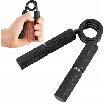 Obraz Kovový posilovač stisku ruky černý 4fizjo