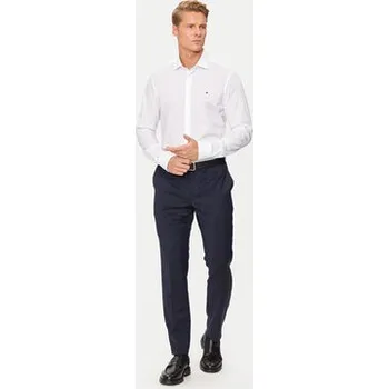 Oblečení a móda Tommy Hilfiger Košile MW0MW38347 Bílá Slim Fit 46