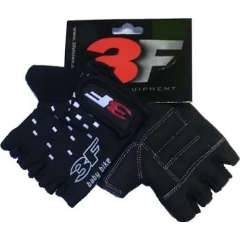 Cyklistické rukavice Cyklistické rukavice 3F Kids dětské černá Velikost: 6