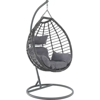 Křeslo Závěsné křeslo, šedá, NEXUS