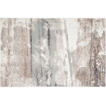 Bytový textil Koberec, hnědá/béžová/modrá, 100x150, SANFORD TYP 1