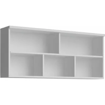 Ložnicová sestava Visící police, bílá, SVEND NEW TYP 9