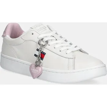 Pánská obuv Kožené tenisky Tommy Jeans ARCHIVE 98 VALENTINES EN0EN03024 bílá 00X, EUR 36