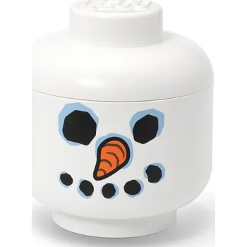 Stavebnice LEGO LEGO úložná hlava (velikost L) - sněhulák