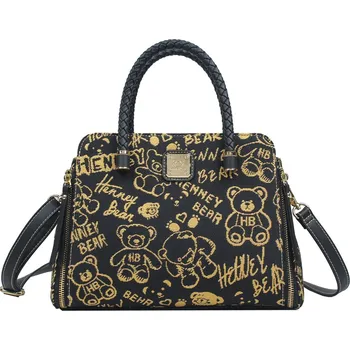 Kabelka Henney Bear Gold Time černá