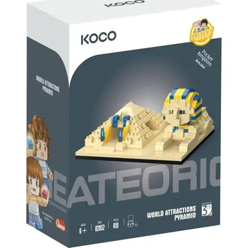 ostatní stavebnice _Ostatní 1_ KOCO Stavebnice kostky Pyramida se Sfingou 410d w039582
