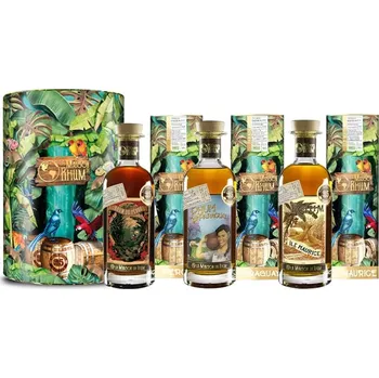 Rum La Maison du Rhum No.5 Bucket 3 × 0,7l (Peru 2012, Paraguay 2008, Mauritius 2014) 48% 42% 55%