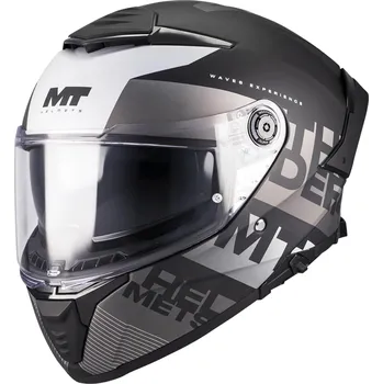Helma na motorku MT Helmets Integrální helma na motorku MT Thunder 4 SV Waves B2 matná černo-šedá XL