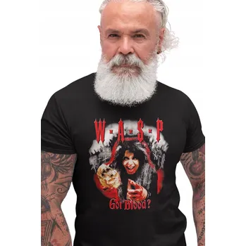 WASP W.A.S.P TRIČKO ČERNÉ PÁNSKÉ T-SHIRT heavy metal glam shock rock S