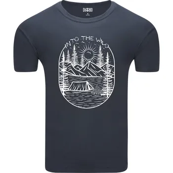 Pánské tričko S Cestovatelským Potiskem Divoké Přírody M