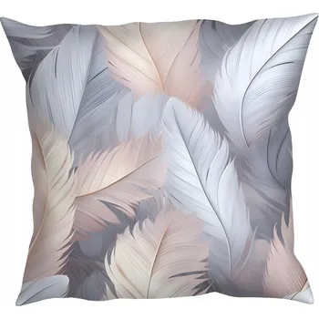 Povlak na dekorativní polštářek Povlak na polštář 45x45 dekorativní jasanový vzor povlaku na polštářky