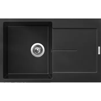 Nerezový dřez SINKS ULTIMA 790 granitový dřez, horní otočný, pureblack 26