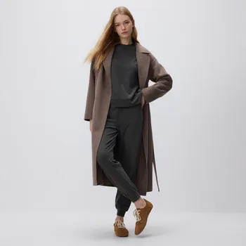 Dámské kalhoty Reserved - Žerzejové kalhoty joggers - tmavě šedá - 000IV-90X - 000IV-90X-S