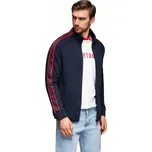 Pánská mikina s rozepínacím stojáčkem a vysokým stojáčkem - modrá V3 OM-SSZP-0224 vel. M