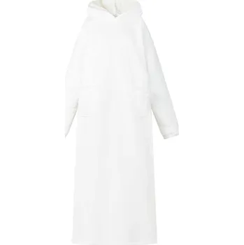 Pánská mikina vidaXL Mikina s kapucí Bílá l Fleece a flanel