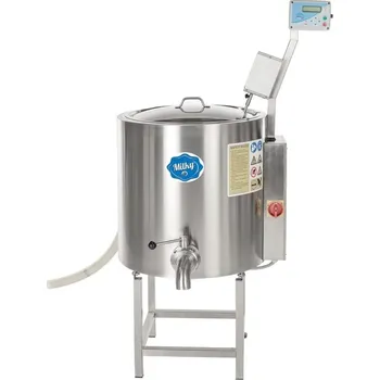 Jogurtovač Pasterizátor mléka, moštu a sýrařský kotel MILKY FJ 100 PF 400V nerezový objem 110 l